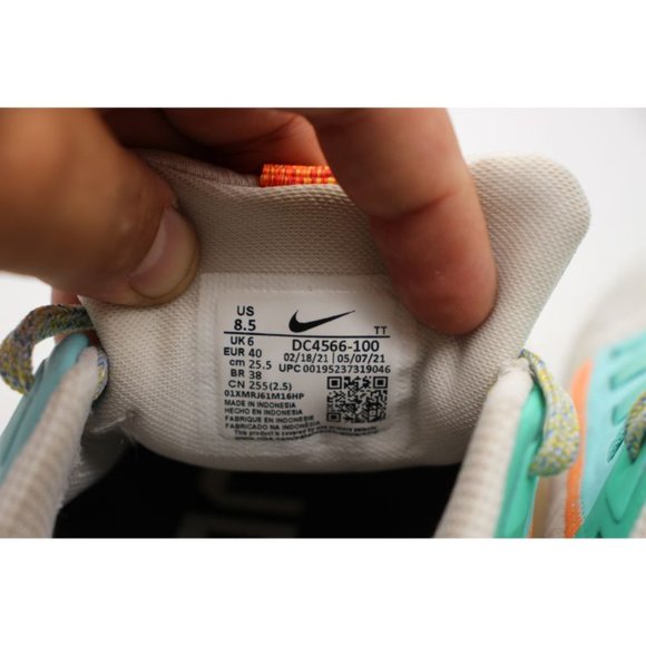 Nike Women's 8.5 Air Zoom Pegasus 38 MFS Grey White  Running Shoes DC4566-100 - Picture 3 of 10